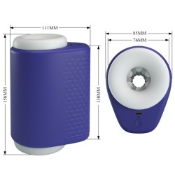 masturbateur pour homme dj lady avec vibration 5 réglages violet