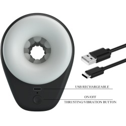masturbateur pour homme dj girl avec vibration 5 réglages negro