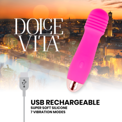 vibrateur rechargeable trois rose 7 vitesses