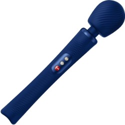 vim baguette rumble vibrante rechargeable en silicone bleu minuit