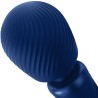 vim baguette rumble vibrante rechargeable en silicone bleu minuit