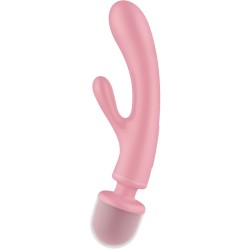 masseur vibrateur lapin triple lover rose
