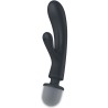 masseur vibrateur lapin triple lover gris