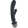 masseur vibrateur lapin triple lover gris