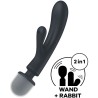masseur vibrateur lapin triple lover gris