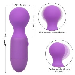 first time masseur rechargeable 10 vibrations violet