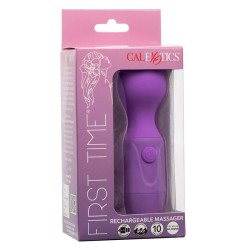 first time masseur rechargeable 10 vibrations violet