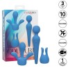 couture kit vibrateur wand 10 vibrations bleu