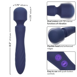 charisma mystique masseur double moteurs 12 fonctions 20,5 cm x 4,5 cm violet
