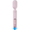 prowand vibrateur wand télécommande + application gratuite rose