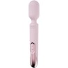 prowand vibrateur wand télécommande + application gratuite rose