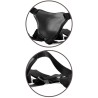 elite kit harnais réglable deluxe anneau avec testicules & gode 20.3 cm