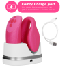 vibrateur chorus pour couples avec commande de squeeze rose