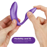 vibrateur chorus pour couples avec contrôle de squeeze lilas