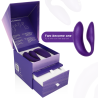 vibrateur chorus pour couples avec contrôle de squeeze lilas