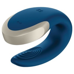 vibrateur double love luxury partner bleu