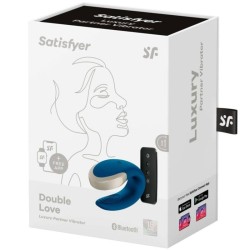 vibrateur double love luxury partner bleu