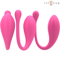 janice u vibrateur double stimulation 10 vibrations rose télécommande