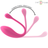 janice u vibrateur double stimulation 10 vibrations rose télécommande