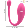 janice u vibrateur double stimulation 10 vibrations rose télécommande