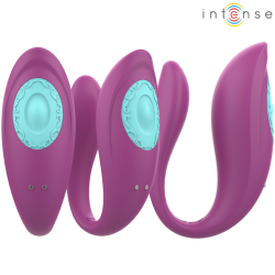 annie vibrateur et stimulateur en u violet télécommande