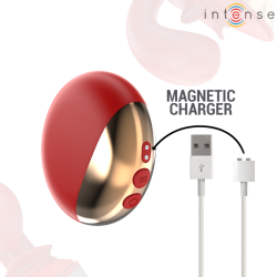 vibrateur & stimulateur mariah en forme de u 10 vibrations rouge