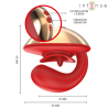vibrateur & stimulateur mariah en forme de u 10 vibrations rouge