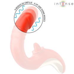 vibrateur et stimulateur paulina en forme de u rouge