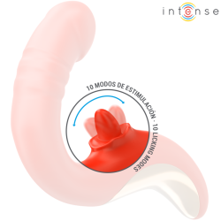 vibrateur et stimulateur paulina en forme de u rouge