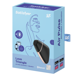 stimulateur et vibrateur air love triangle noir