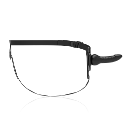 silicone noir réaliste 16 cm
