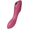 stimulateur et vibrateur curvy trinity 3 rouge