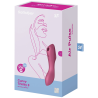 stimulateur et vibrateur curvy trinity 3 rouge