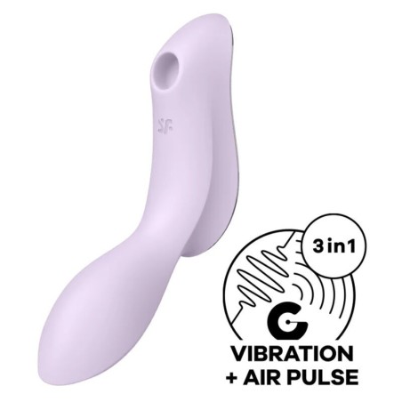 vibrateur curvy trinity 2 air pulse violette