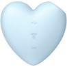 cutie heart stimulateur et vibrateur de pulse d'air bleu