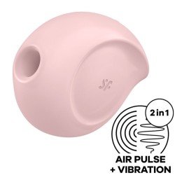 stimulateur et vibrateur d'impulsions d'air sugar rush rose
