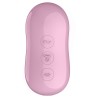 stimulateur et vibrateur d'impulsions d'air de barbe à coton lilas
