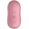 stimulateur et vibrateur d'impulsions d'air de barbe à coton rose