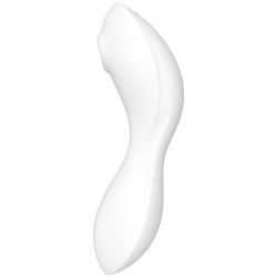 application stimulateur et vibrateur curvy trinity 5 blanc