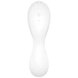 application stimulateur et vibrateur curvy trinity 5 blanc
