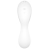 application stimulateur et vibrateur curvy trinity 5 blanc
