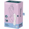 application stimulateur et vibrateur curvy trinity 5 blanc