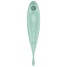 application de stimulateur et vibrateur twirling pro+ vert