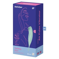 application de stimulateur et vibrateur twirling pro+ vert