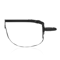 silicone noir réaliste 15 cm