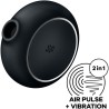 stimulateur et vibrateur double air pulse pro to go 3 noir