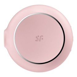 stimulateur et vibrateur double air pulse pro to go 3 rose