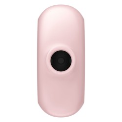 stimulateur et vibrateur double air pulse pro to go 3 rose