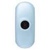 stimulateur et vibrateur double air pulse pro to go 3 bleu
