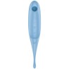 stimulateur et vibrateur twirling pro air pulse bleu